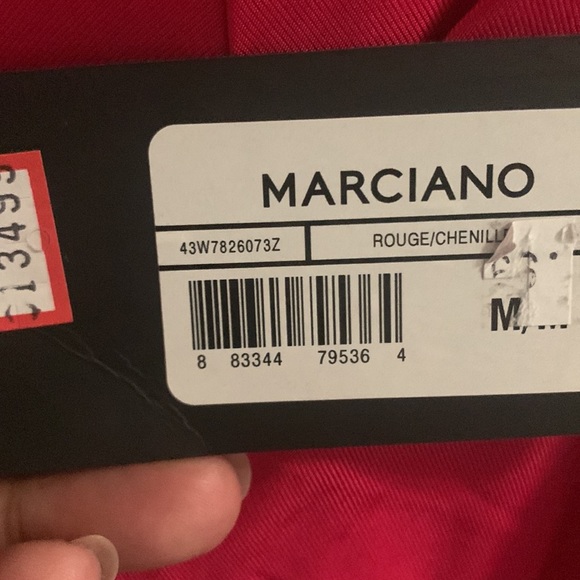 Marciano Red Long Fitted Dress - Picture 3 of 3